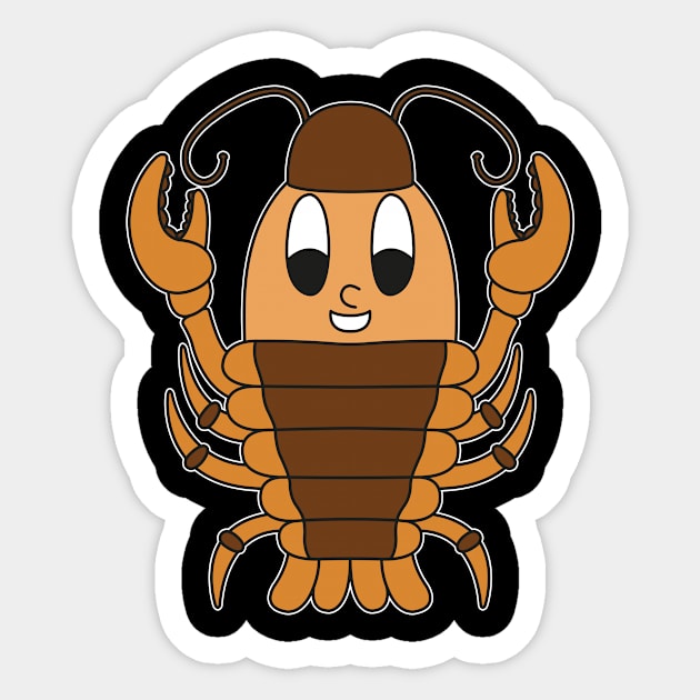 Lobster Egg Sticker by M.-P.-Mueller